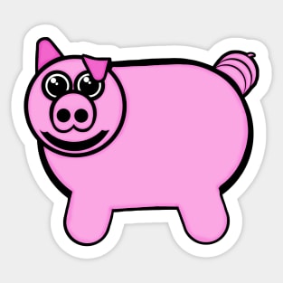 Stuffed Pig Sticker